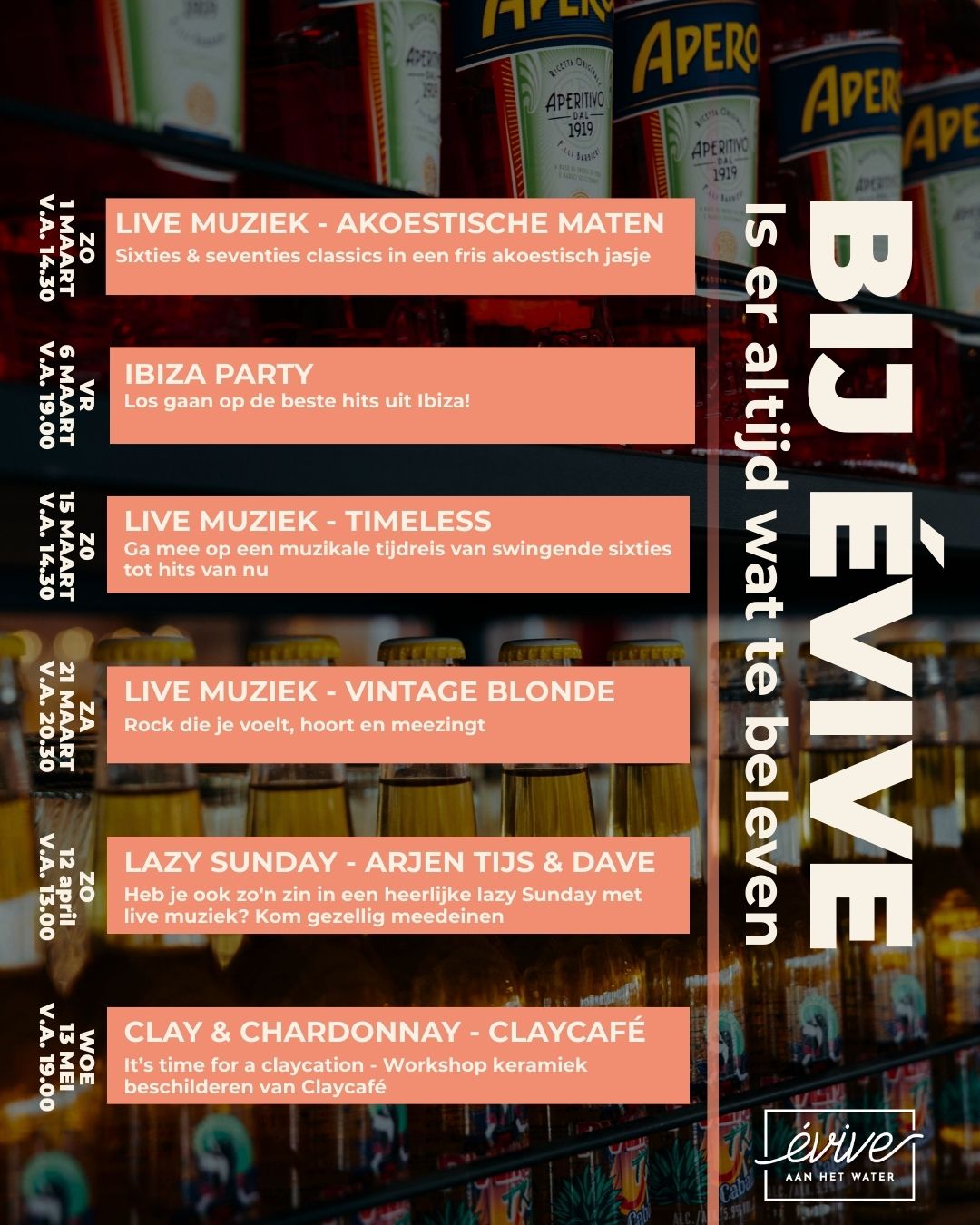 Evenementen Evive website